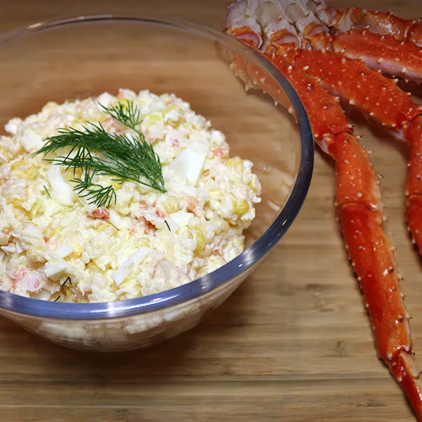 About New Year's salads - Salad, New Year, Crab salad, Crab sticks