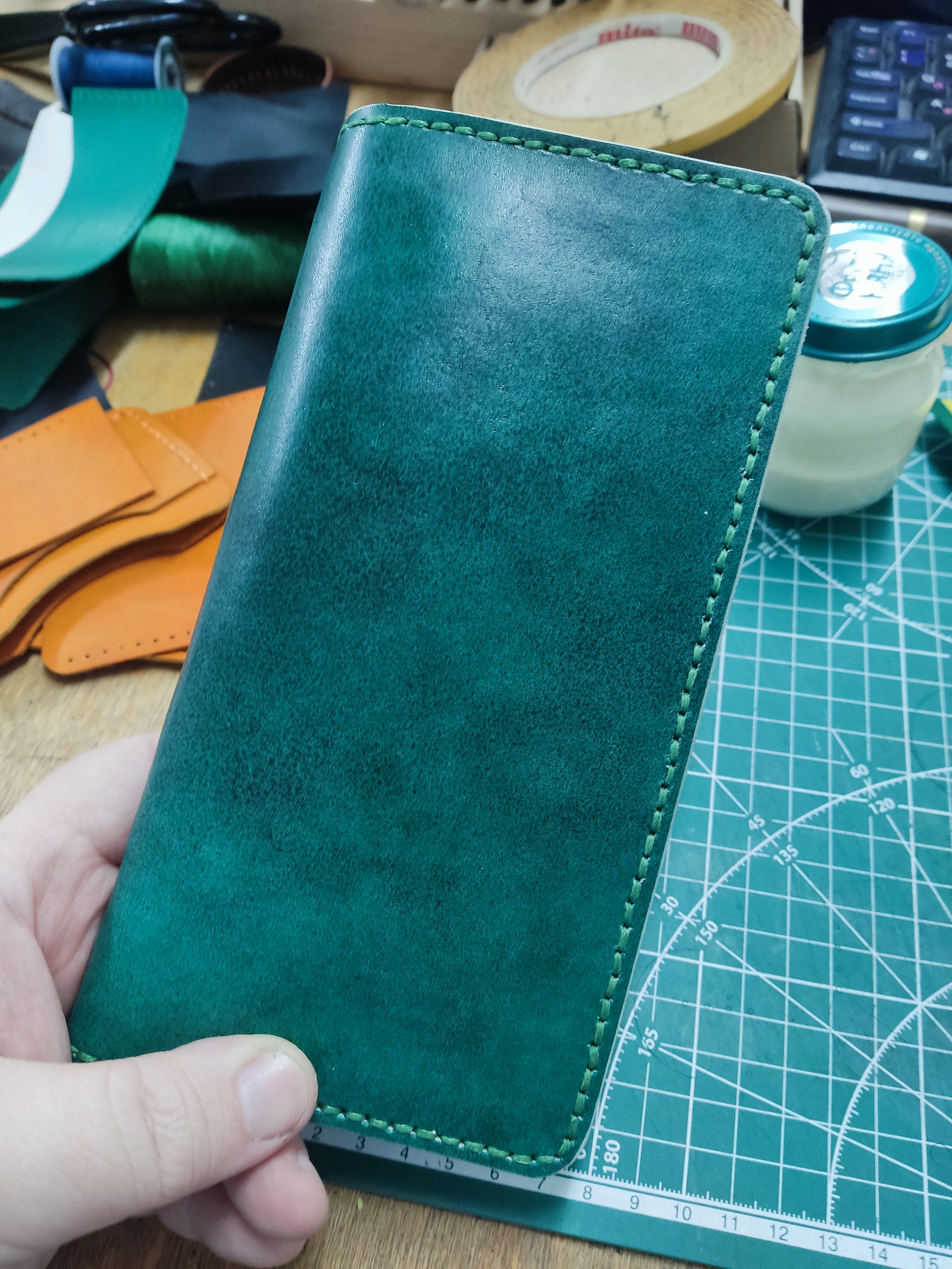 Greetings from the past! - My, Workshop, Leather products, Longpost