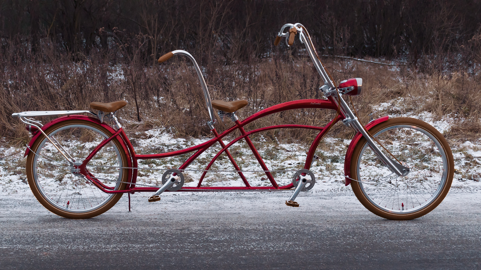 My wife and I built our dream tandem bike - My, A bike, Tandem, Customization, Welding, Homemade, Longpost