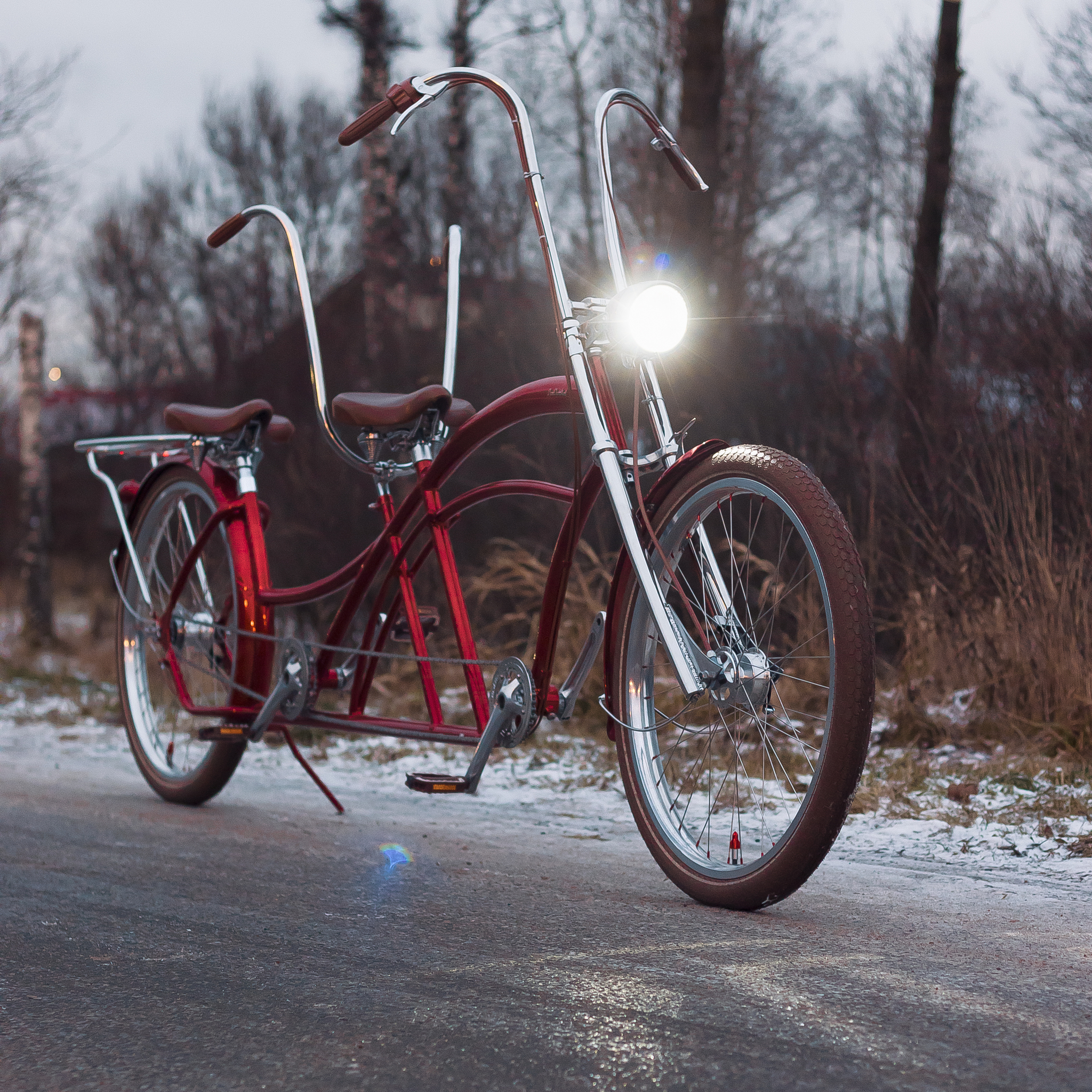 My wife and I built our dream tandem bike - My, A bike, Tandem, Customization, Welding, Homemade, Longpost