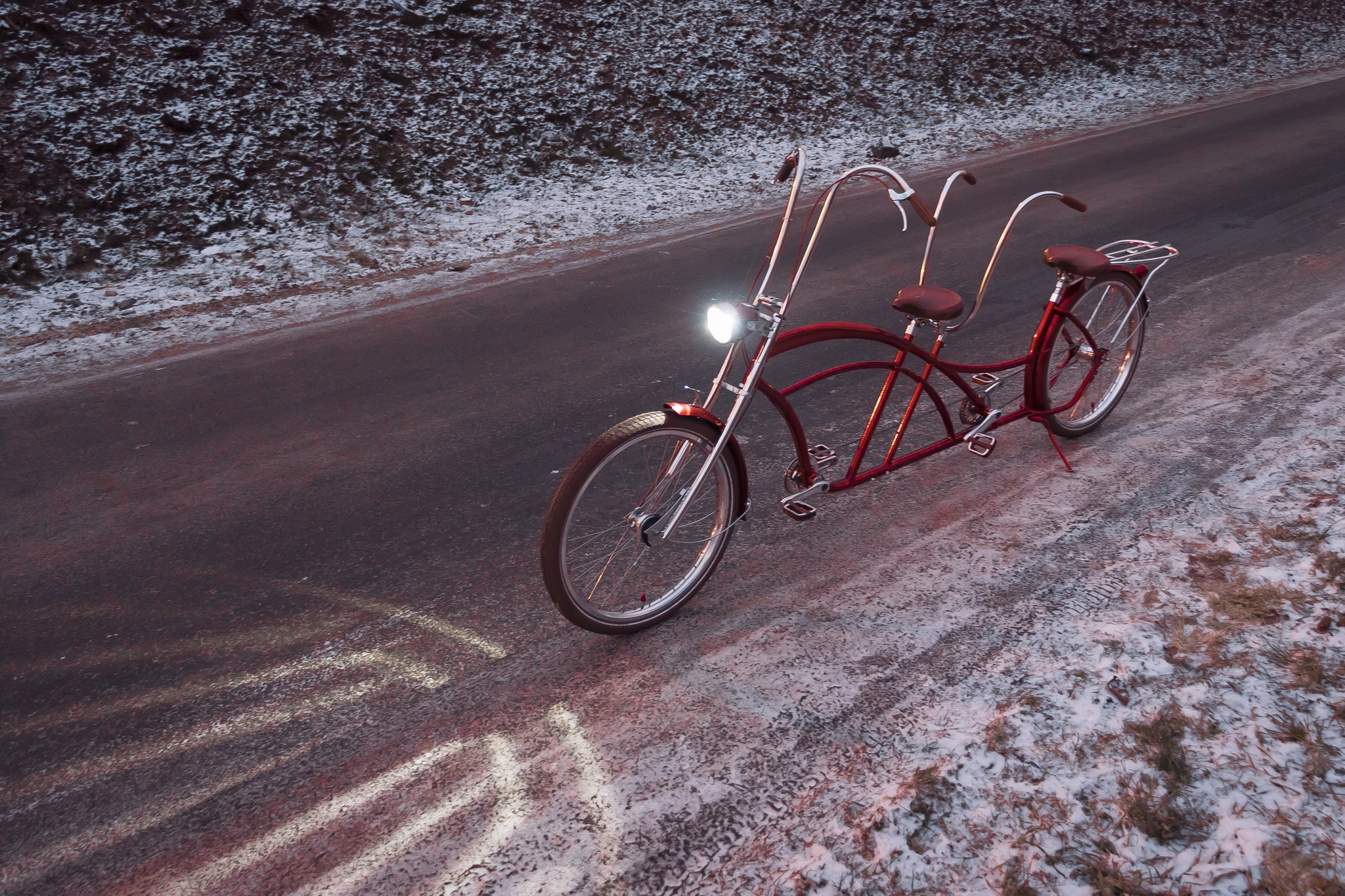 My wife and I built our dream tandem bike - My, A bike, Tandem, Customization, Welding, Homemade, Longpost