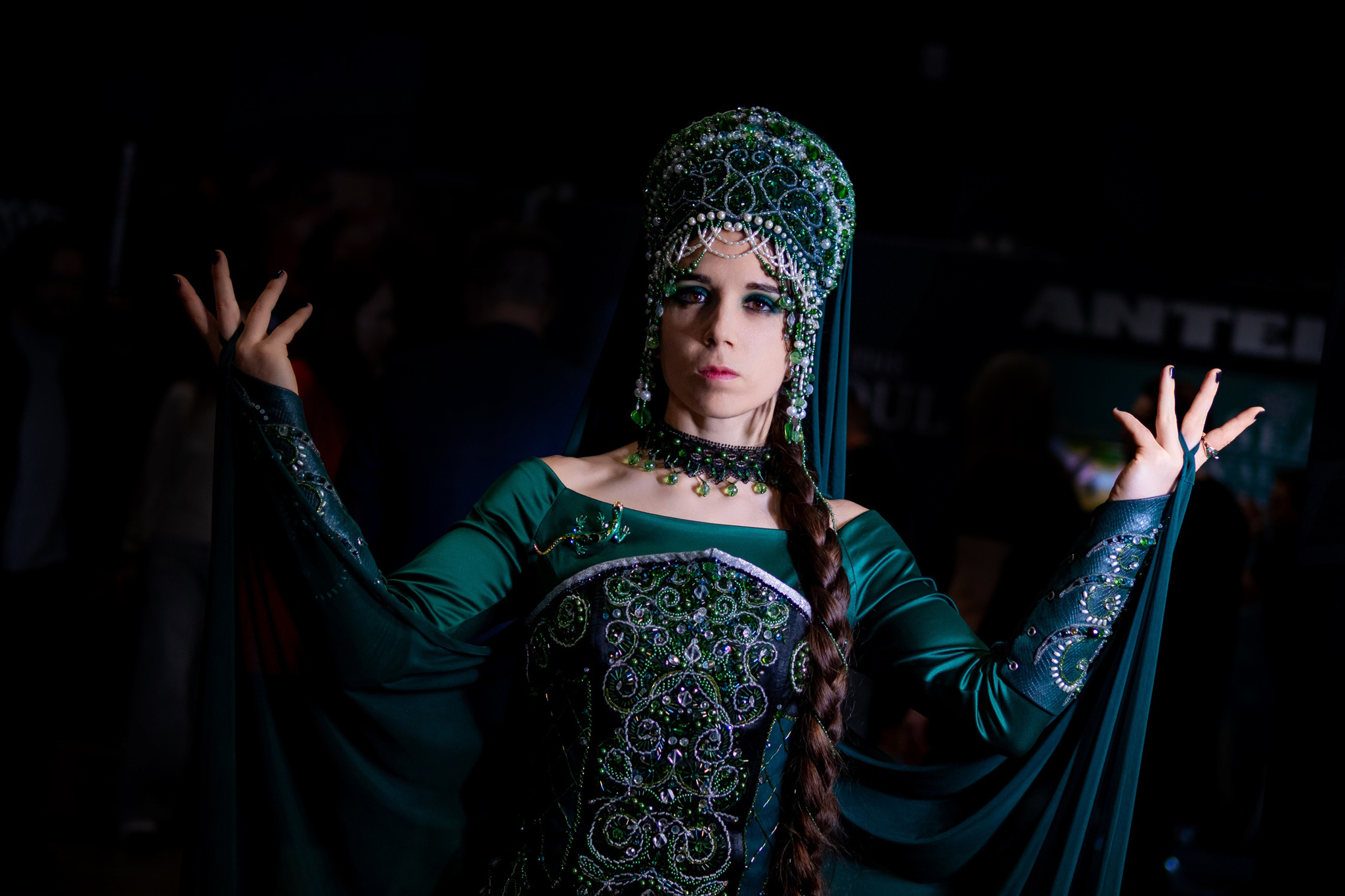 _The Mistress of the Copper Mountain_ at the Igroprom festival_ - My, Cosplay, Cosplayers, Mistress of Copper Mountain, Tales of Bazhov, Pavel Bazhov, Folklore, PHOTOSESSION, Costume, Russian tales, Longpost, Video