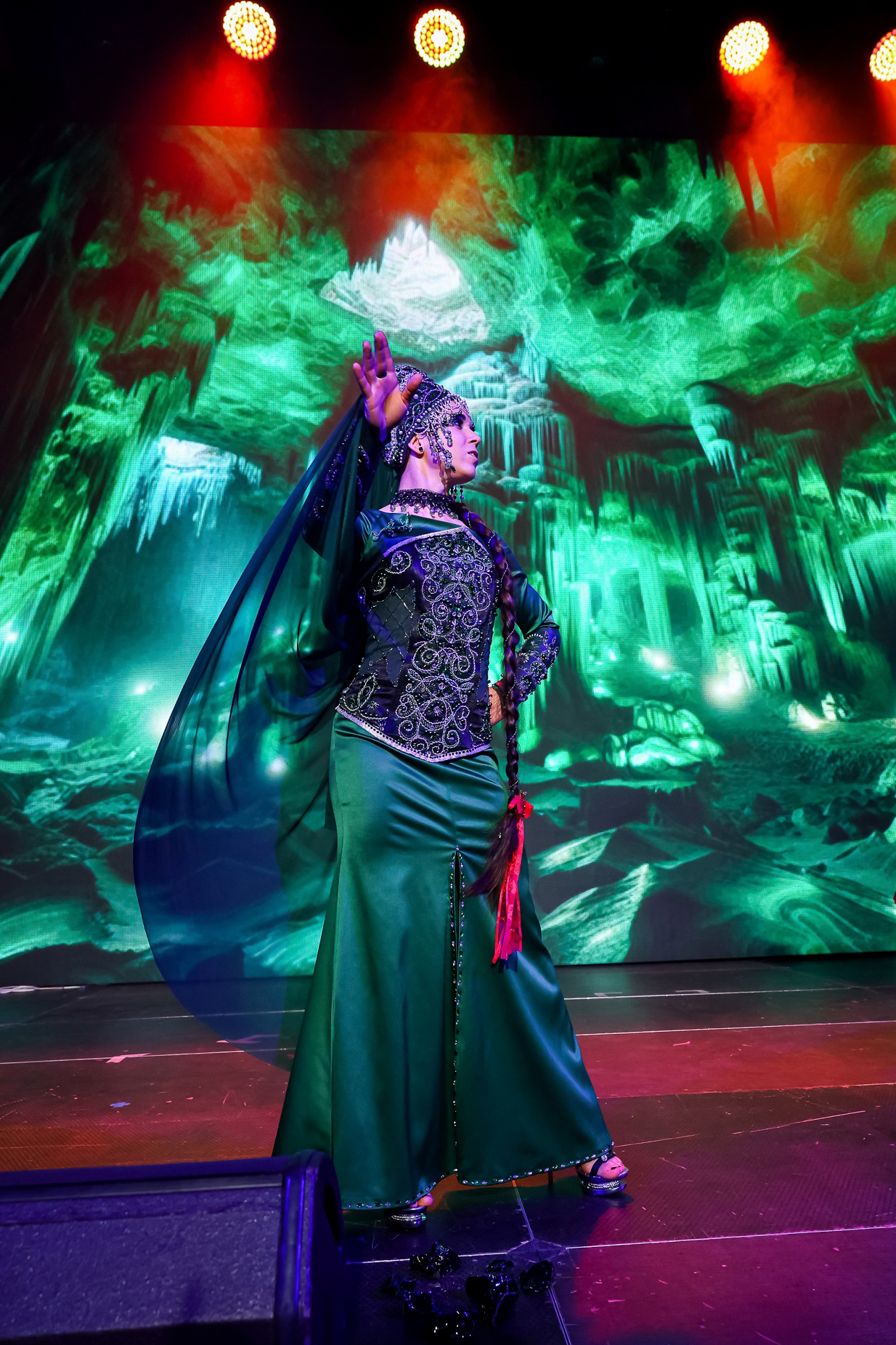 _The Mistress of the Copper Mountain_ at the Igroprom festival_ - My, Cosplay, Cosplayers, Mistress of Copper Mountain, Tales of Bazhov, Pavel Bazhov, Folklore, PHOTOSESSION, Costume, Russian tales, Longpost, Video