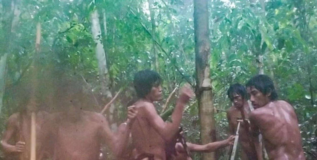 A tribe with no contact with the civilized world was caught on automatic cameras in the Brazilian forests - Brazil, South America, Forest, Amazon, wildlife, Phototrap, Wild people, Prosperity, The photo, Риа Новости, Telegram (link)