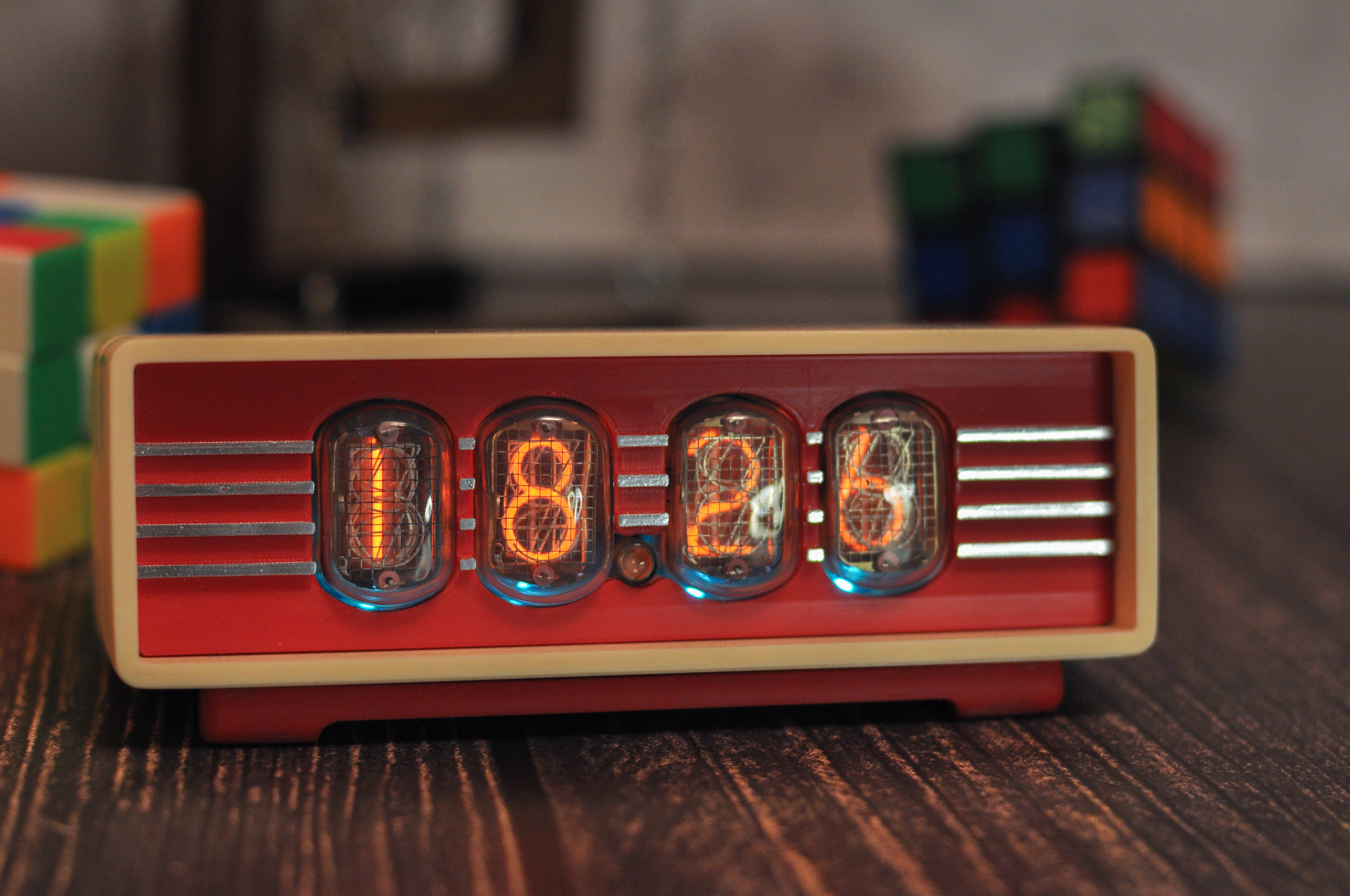 Еще одни ламповые часики - Моё, Nixie clock, Часы, Аксессуары, Ламповые часы, Рукоделие без процесса