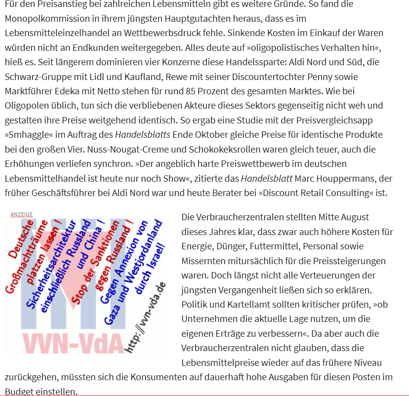 Germany: Expensive Food and Drink - Politics, Economy, Germany, Poverty, Food, Longpost