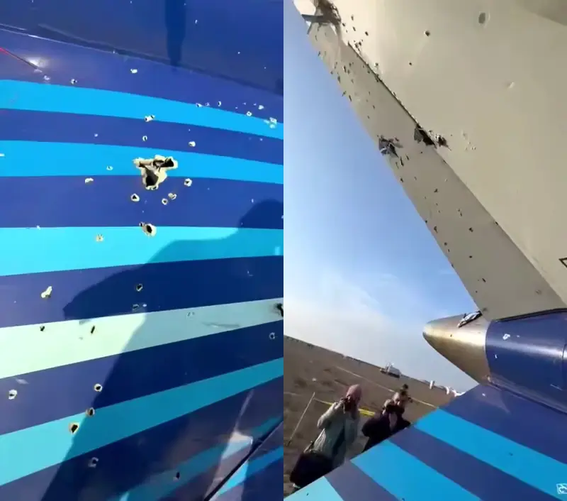 Strange marks found on crashed plane's fuselage - Catastrophe, civil Aviation, Crash, Video, Vertical video, Longpost