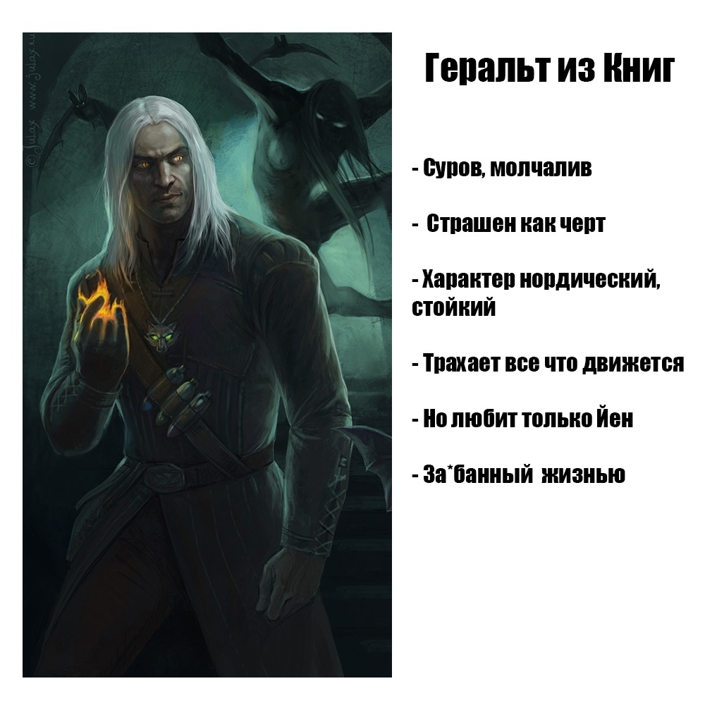 Choose your Gervant from Ryblya - Repeat, Witcher, Humor, Geralt of Rivia, White Wolf, Longpost, Picture with text