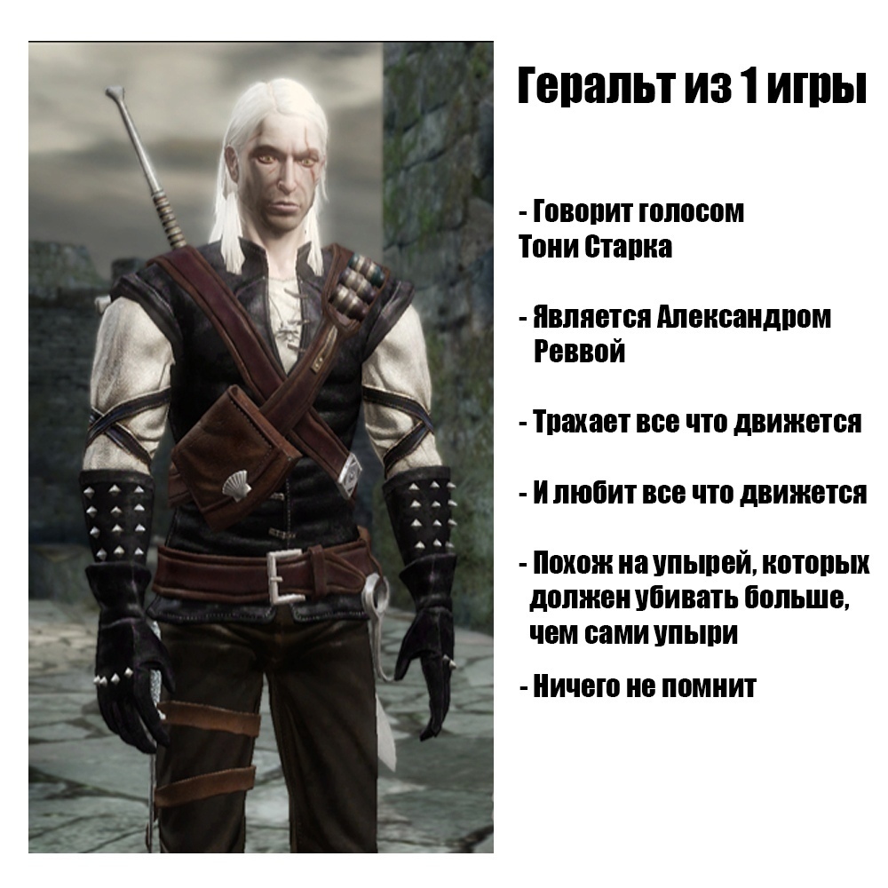 Choose your Gervant from Ryblya - Repeat, Witcher, Humor, Geralt of Rivia, White Wolf, Longpost, Picture with text