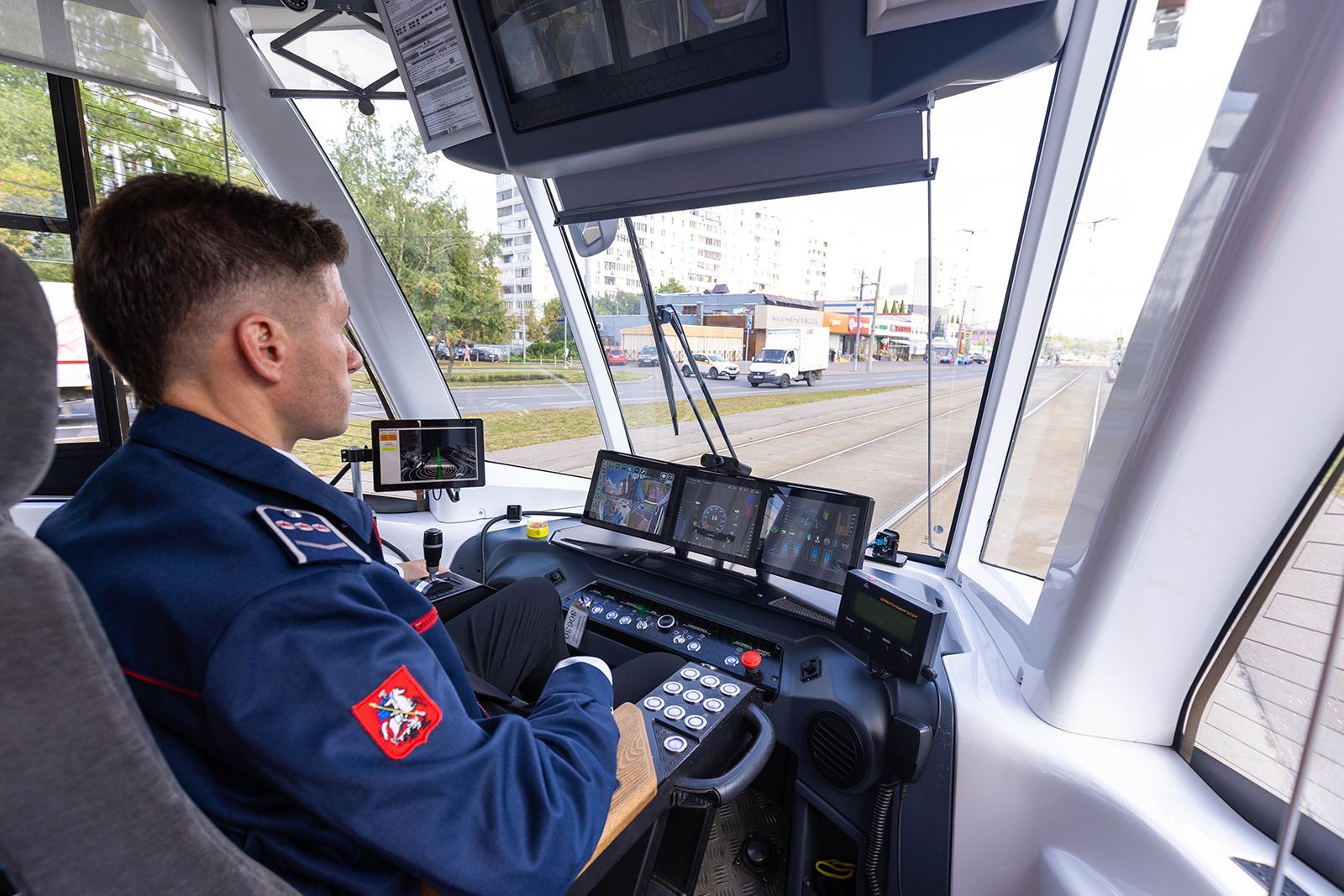 Lion Cub in the City: The First Unmanned Tram Is Already Transporting Moscow Passengers - My, Technologies, Unmanned vehicles, Public transport, Longpost